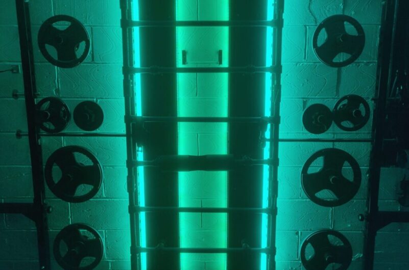 Weight Plates Green Lighting Athlete's Lab